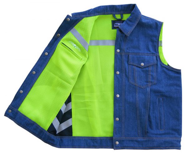 Lawless reversible Denim Safety Vest