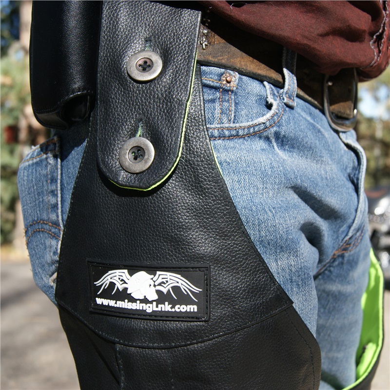 Moto: Test du chaps: Leather Reversible Hook Chaps